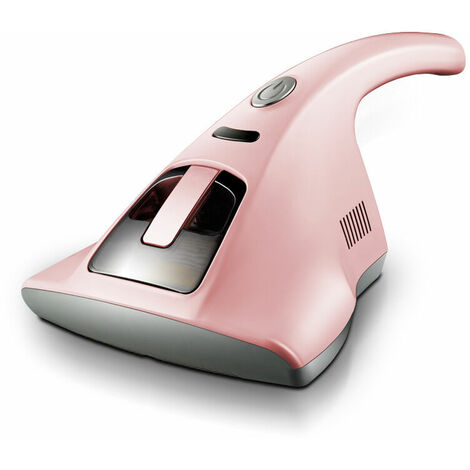 Bed Vacuum Cleaner, Handheld Vacuum Cleaner for Bed Sofa Mattress Pillows Fabric Sofas Carpet Cleaning Pink