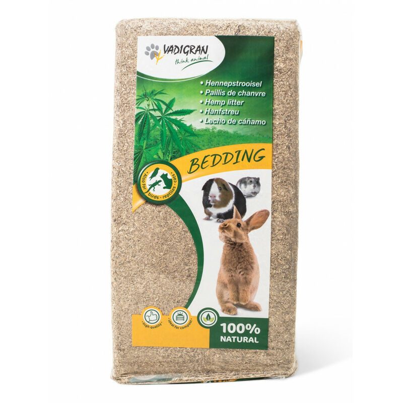 Paillis de chanvre 15 KG BEDDING pour lapin et rongeurs