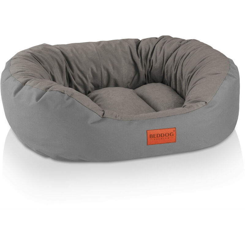 

BedDog® 2 en 1 colchón para perro BONA L hasta XXXL, 6 colores, cama para perro, sofá para perro, cesta para perro:L, SULTAN (rojo/negro) - SULTAN
