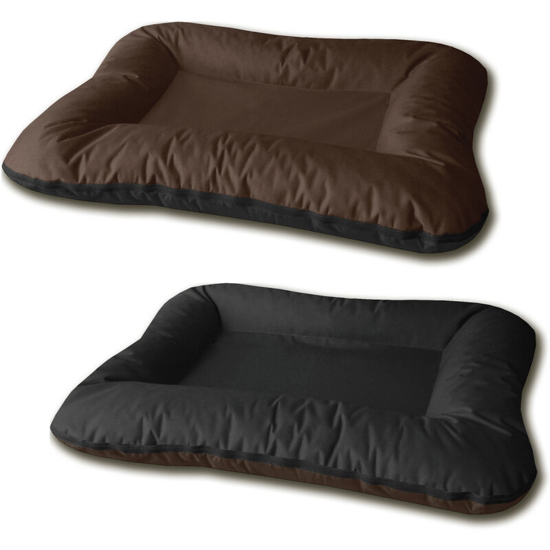 

BedDog® 2 en 1 colchón para perro VERA L hasta XXXL, 7 colores, cama, sofá, cesta para perro:L, MOCCA (marron/negro) - MOCCA (marron/negro)