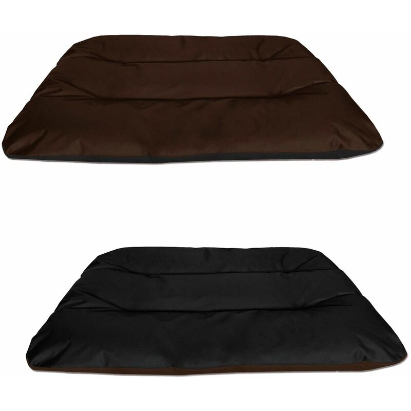 

BedDog® 2en1 colchón para perro REX L hasta XXXL, 9 colores, cama, sofá, cesta para perro:3XL, MOCCA (marron/negro) - MOCCA (marron/negro)