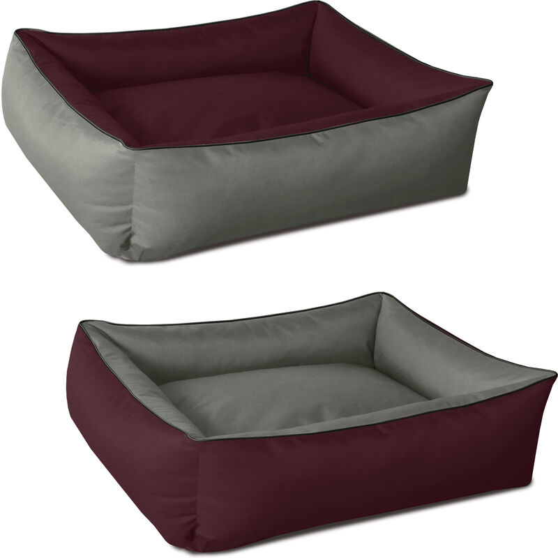 

BedDog® 2en1 MAX DUO colchón para Perro, 5 Colores, Cama, sofá, Cesta para Perro:XXL, CHERRY-ROCK (burdeos/gris) - CHERRY-ROCK (burdeos/gris)