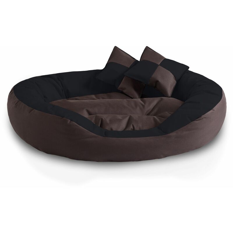 

BedDog® 4en1 colchón para perro SABA L hasta XXXL, 7 colores, cama, sofá, cesta para perro:XL, MOCCA (marron/negro) - MOCCA (marron/negro)