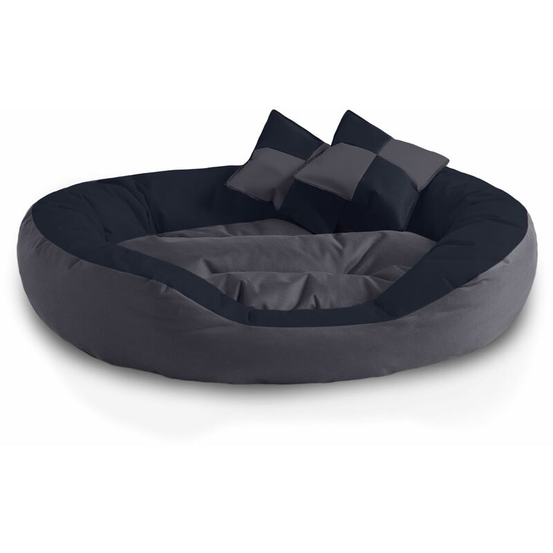 

BedDog® 4en1 colchón para perro SABA L hasta XXXL, 7 colores, cama, sofá, cesta para perro:XL, ROCK-FLOW (antracita/gris) - ROCK-FLOW (antracita/gris)