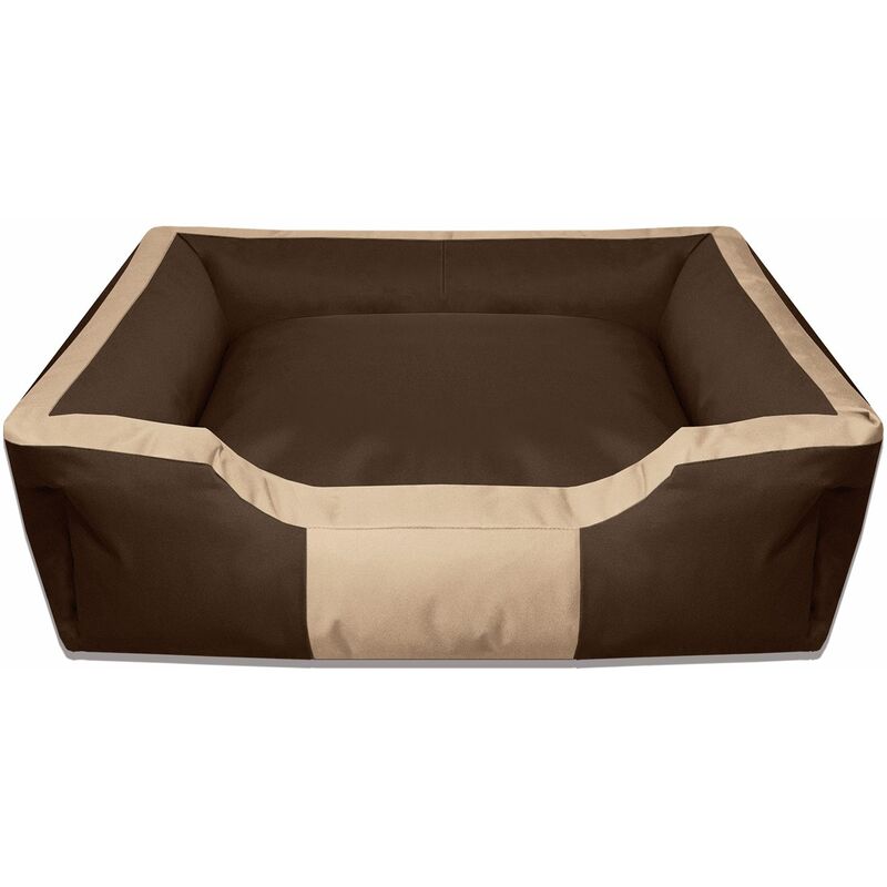 

BedDog® colchón para perro BRUNO XL hasta XXXL, 15 colores, cama para perro, sofá para perro, cesta para perro:XL, MELANGE (marrón/beige) - MELANGE