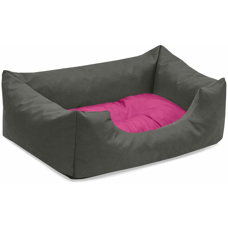 

BedDog® colchón para perro MIMI S hasta XXXL, 26 colores, cama, sofá, cesta para perro:S, PASSION-ROCK (gris/rose) - PASSION-ROCK (gris/rose)