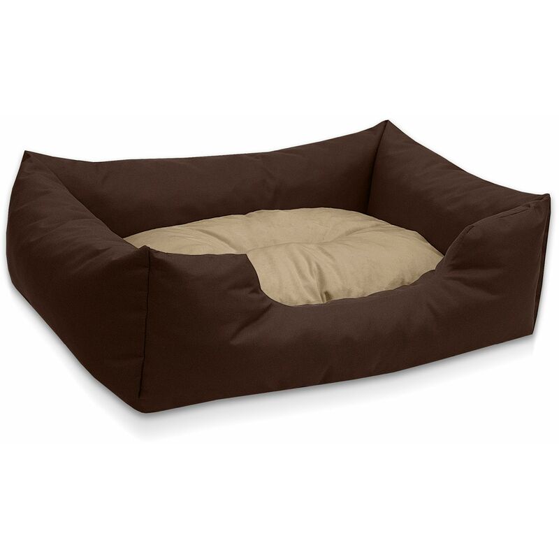 

BedDog® colchón para perro MIMI S hasta XXXL, 26 colores, cama, sofá, cesta para perro:XL, MELANGE (marrón/beige) - MELANGE (marrón/beige)