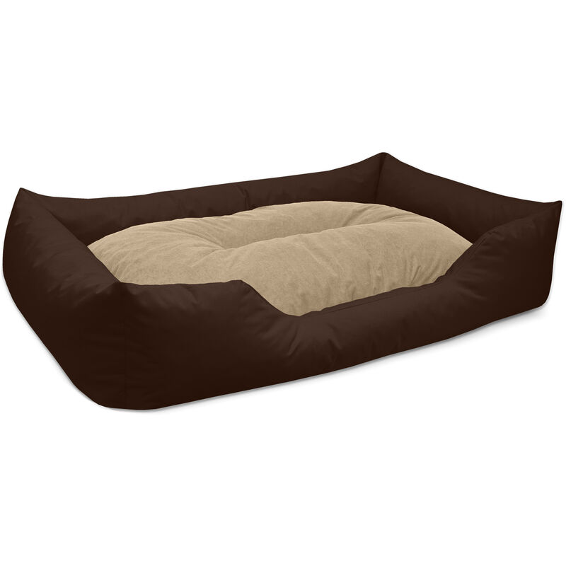 

® colchón para perro MIMI S hasta XXXL, 26 colores, cama, sofá, cesta para perro:XXL, MELANGE (marrón/beige) - MELANGE (marrón/beige) - Beddog