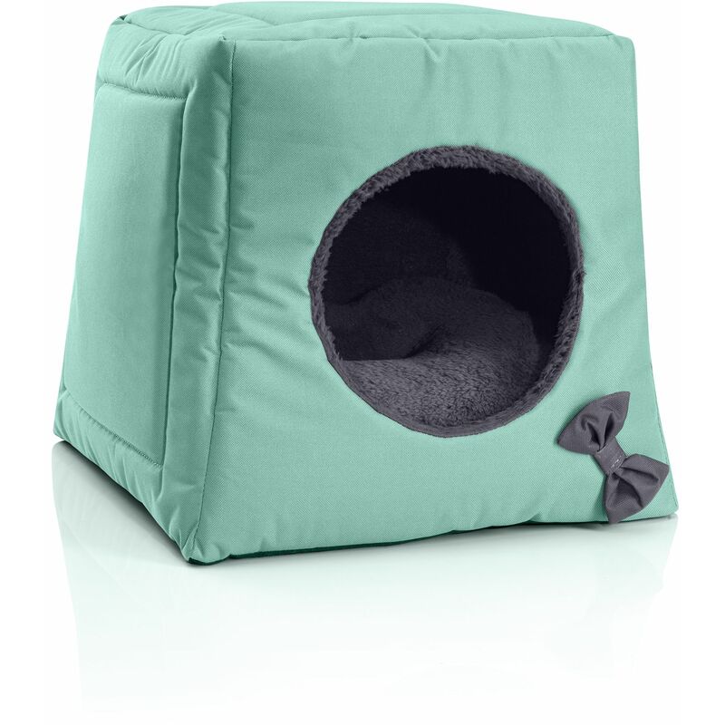 

BedDog® Cueva para gatos 3-1 CALA, alfombra colchon para gatos, almohada lavable, casa y sofa, cojín para gatosperros, nido para mascotas, 14 colores