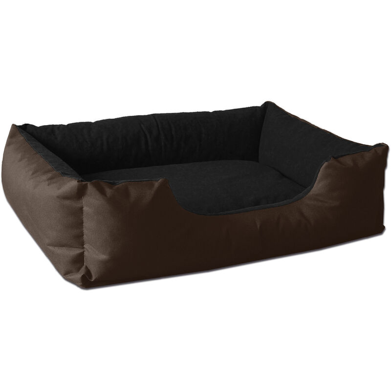 

BedDog® LUPI colchón para perro S hasta XXXL, 24 colores, cama para perro, sofá para perro, cesta para perro:M, MOCCA(marrón/negro)