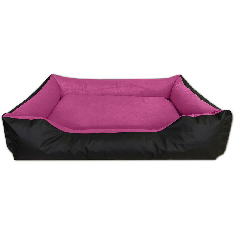 

BedDog® LUPI colchón para perro S hasta XXXL, 24 colores, cama para perro, sofá para perro, cesta para perro:XXL, BLACK-PASSION (negro/rosa)