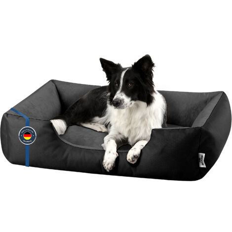 BedDog® LUPI lit pour chien de S à XXXL, 24 couleurs au choix, coussin de chien, lit pour chien, panier pour chien:3XL, MELANGE-DOG (brun/beige)