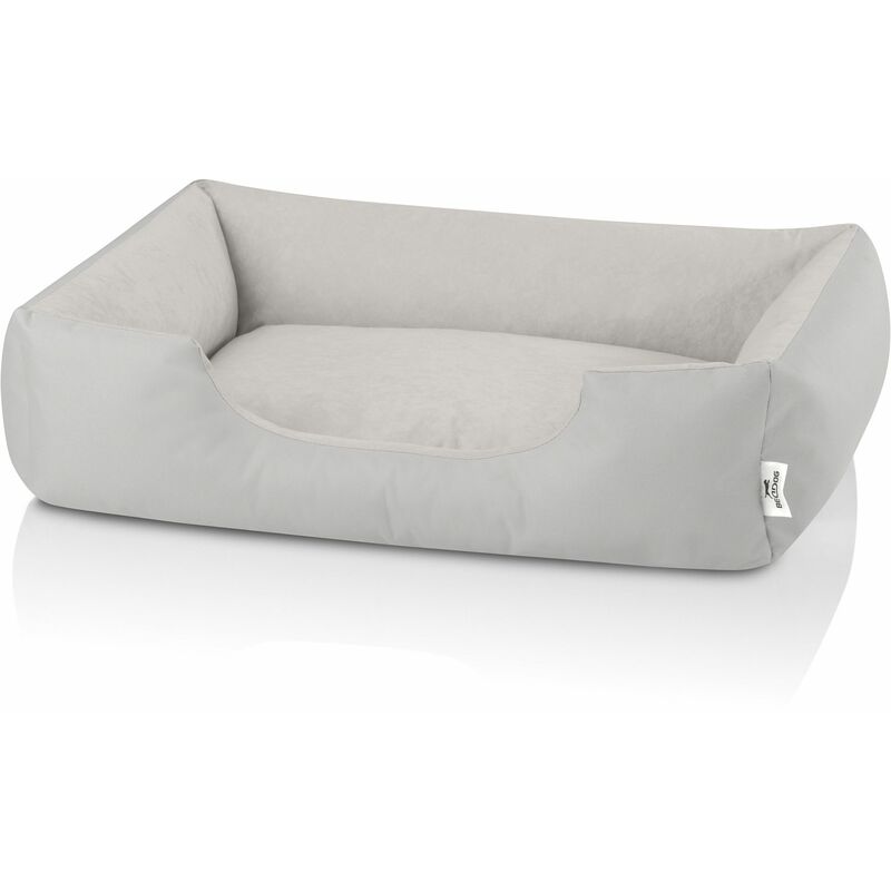 

BedDog® ZARA colchón para perro S hasta XXXL, 24 colores, cama para perro, sofá para perro, cesta para perro:XL, LIGHT-GREY (gris claro) - LIGHT-GREY