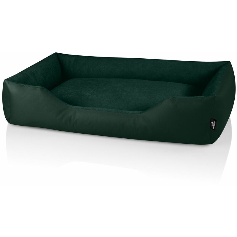 

BedDog® ZARA colchón para perro S hasta XXXL, 24 colores, cama para perro, sofá para perro, cesta para perro:XXL, BOTTLE-GREEN (verde oscuro)