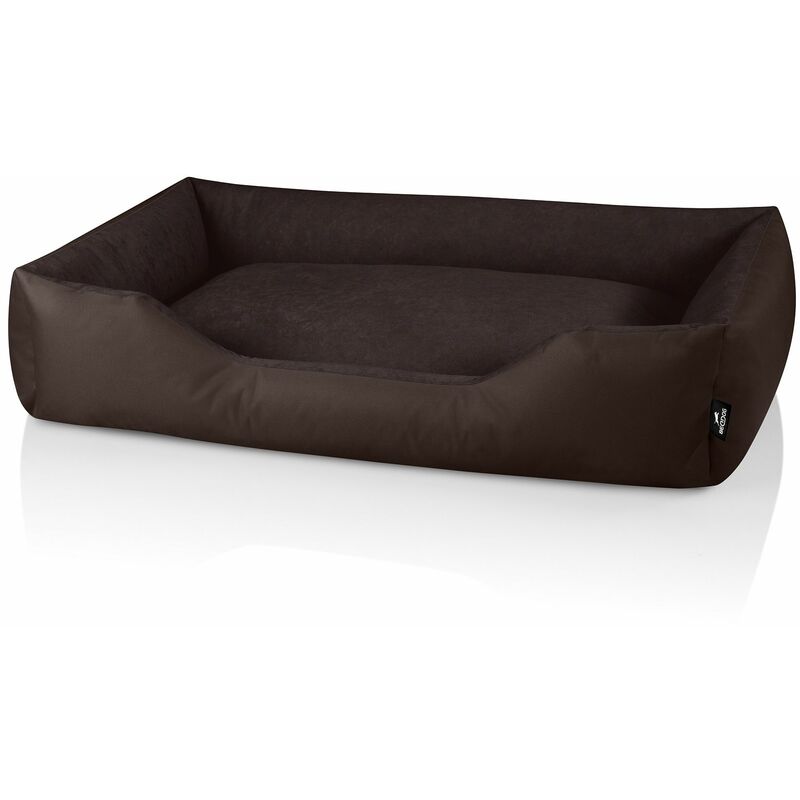 

BedDog® ZARA colchón para perro S hasta XXXL, 24 colores, cama para perro, sofá para perro, cesta para perro:3XL, CHOCOLATE (marrón) - CHOCOLATE