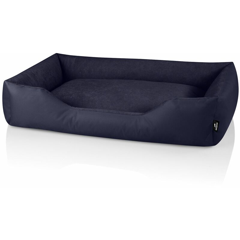 

BedDog® ZARA colchón para perro S hasta XXXL, 24 colores, cama para perro, sofá para perro, cesta para perro:3XL, NAVY-BLUE (azul oscuro) - NAVY-BLUE