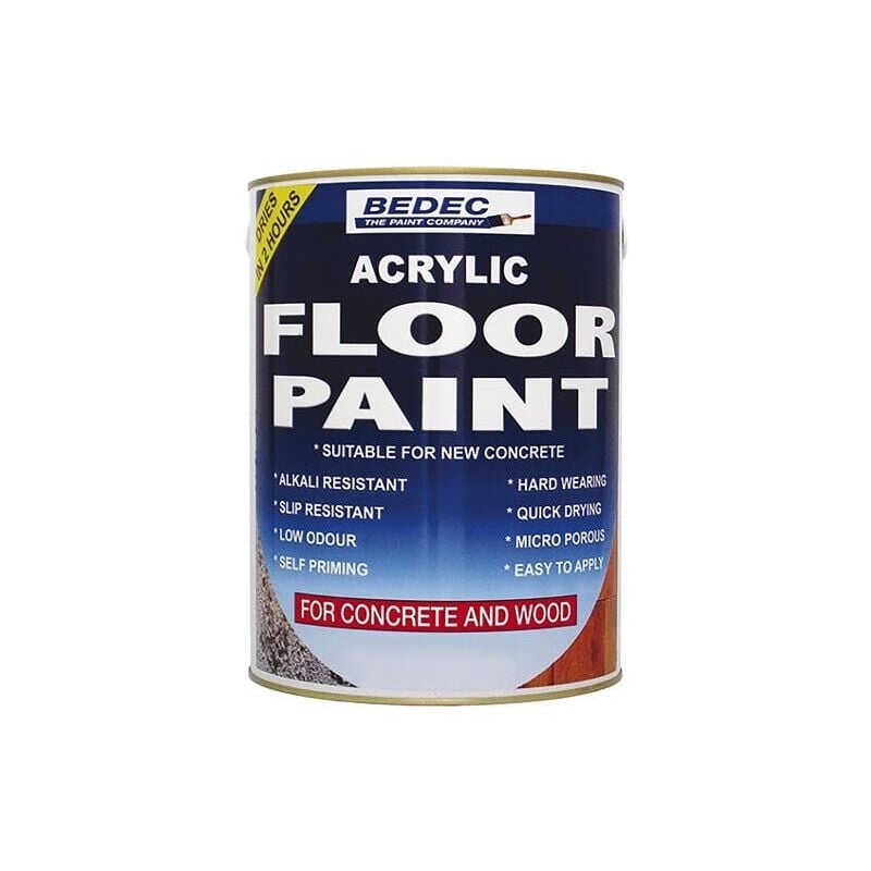 Acrylic Floor Paint - Clear - 5 Litre - Bedec