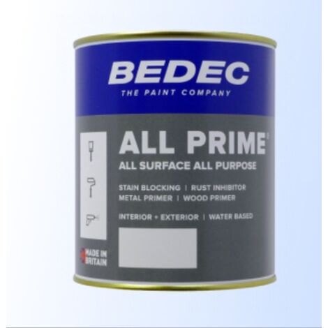 Bedec All Prime Paint - Dark Grey - 750ml