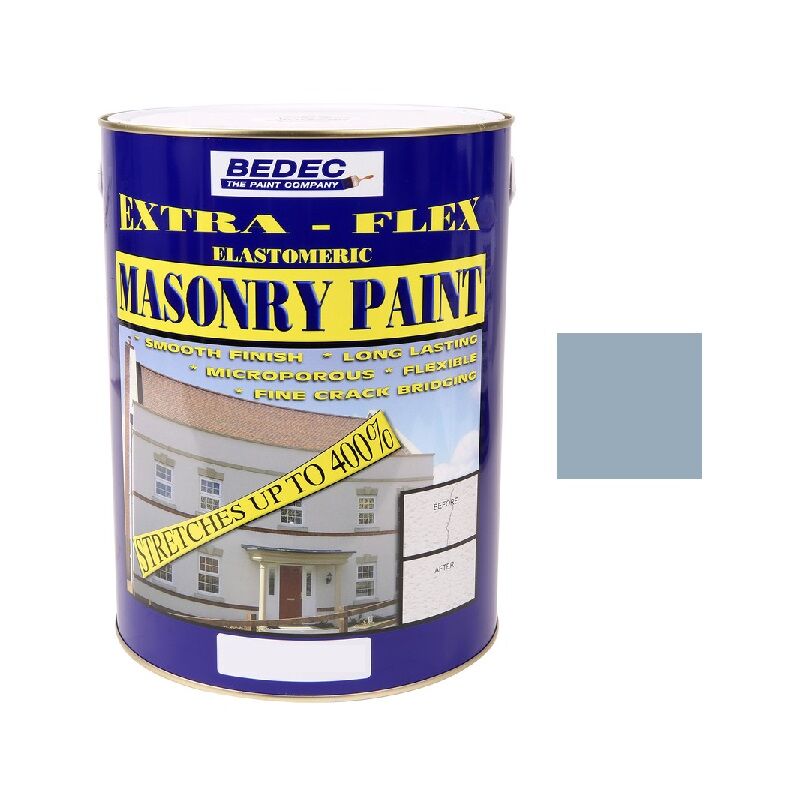 Extra Flex Masonry Paint - New England - 5 Litre - Bedec