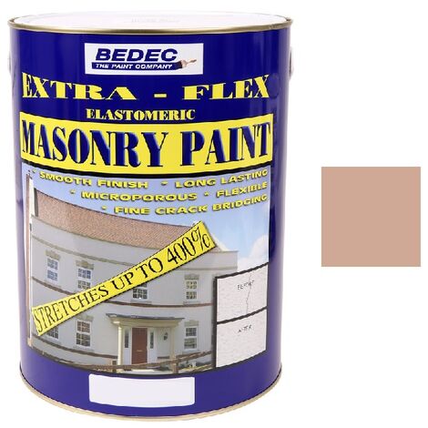 Bedec Extra Flex Masonry Paint - Suffolk Pink - 5 Litre