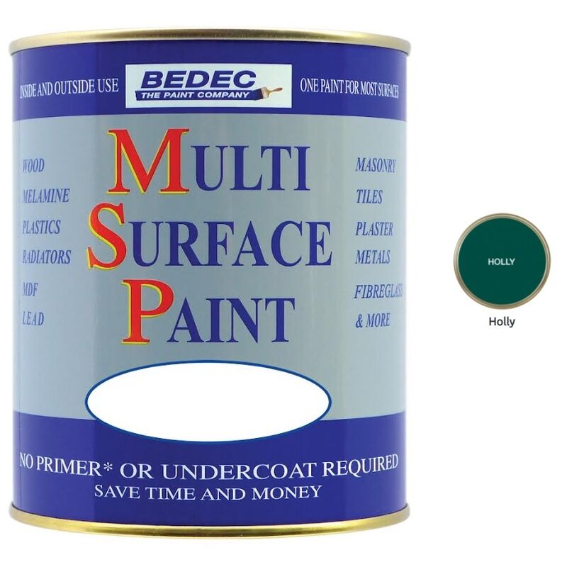 Bedec Multi Surface Paint - Gloss - Holly - 250ml