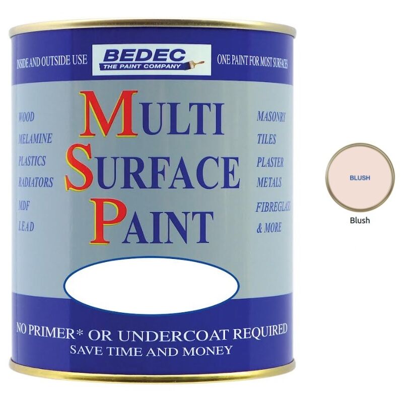 Bedec - Multi Surface Paint - Gloss - Blush - 2.5L - Blush