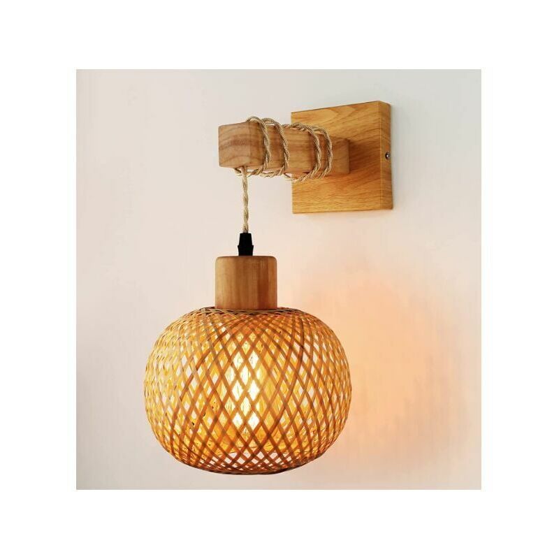 Bedroom Wall Light,Wooden Wall Sconce Lighting-Floor Lamp for Living Room,Hallway Ugreat