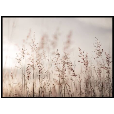 Bedruckte Leinwand Bianca 50x70cm - Blumenstiele