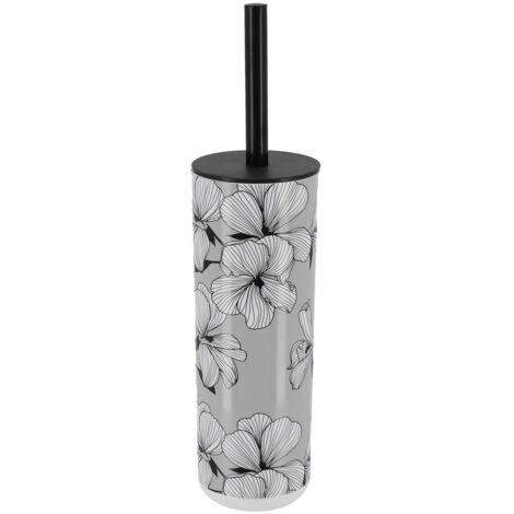 Bedruckte ps wc bürste mit ps deckel - ecrin grau - Tendance