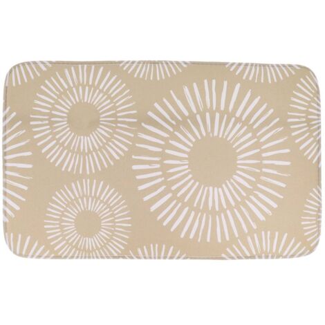 Bedruckter mikrofaserteppich 45x75 cm - ethnic spirals - Tendance