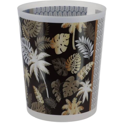 Bedruckter pp abfalleimer 5l - gold jungle - Tendance