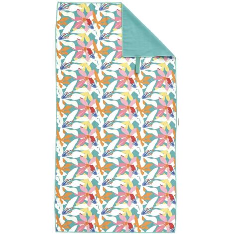 Bedrucktes mikrofaserhandtuch 150x75cm - moorea - Tendance