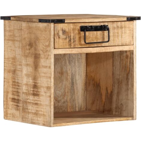 Bedside Cabinet 40x30x37 cm Solid Wood Mango vidaXL