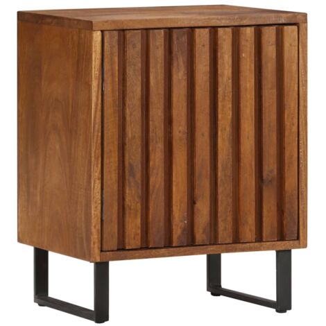 Bedside Cabinet 40x30x50 cm Solid Mango Wood vidaXL