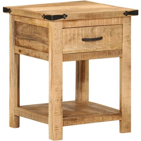 Bedside Cabinet 40x40x50 cm Solid Wood Mango vidaXL