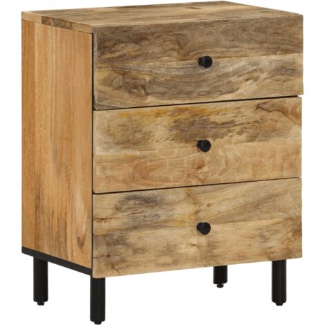 Bedside Cabinet 50x33x60 cm Solid Wood Mango vidaXL