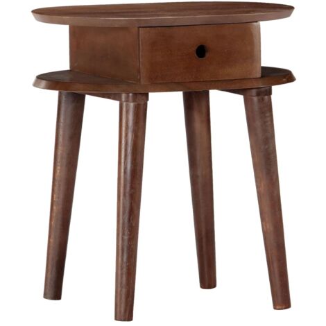 Bedside Cabinet 50x35x55 cm Solid Acacia Wood vidaXL