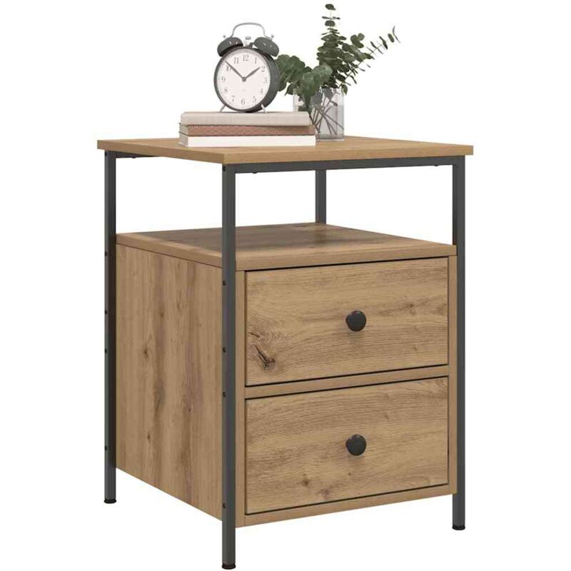 Vidaxl - Bedside Cabinets 2 Pcs Artisan Oak 44x45x60 Cm Engineered Wood