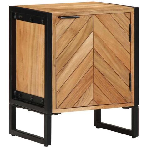 Bedside Cabinet Brown 40 x 30 x 50 cm Solid Acacia wood vidaXL