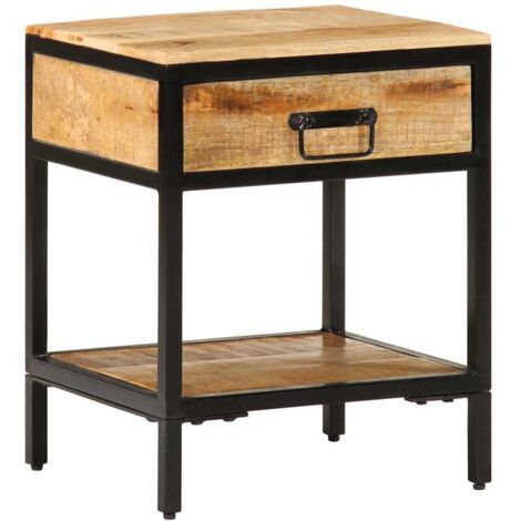 Bedside Cabinet Brown 40 x 35 x 50 cm Solid Mango wood vidaXL