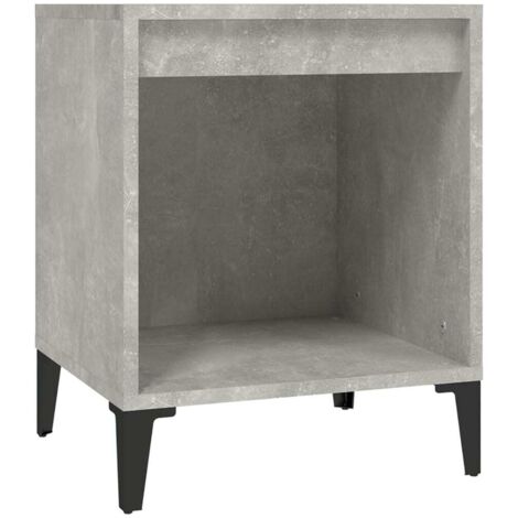 Bedside Cabinet Concrete Grey 40x35x50 cm vidaXL