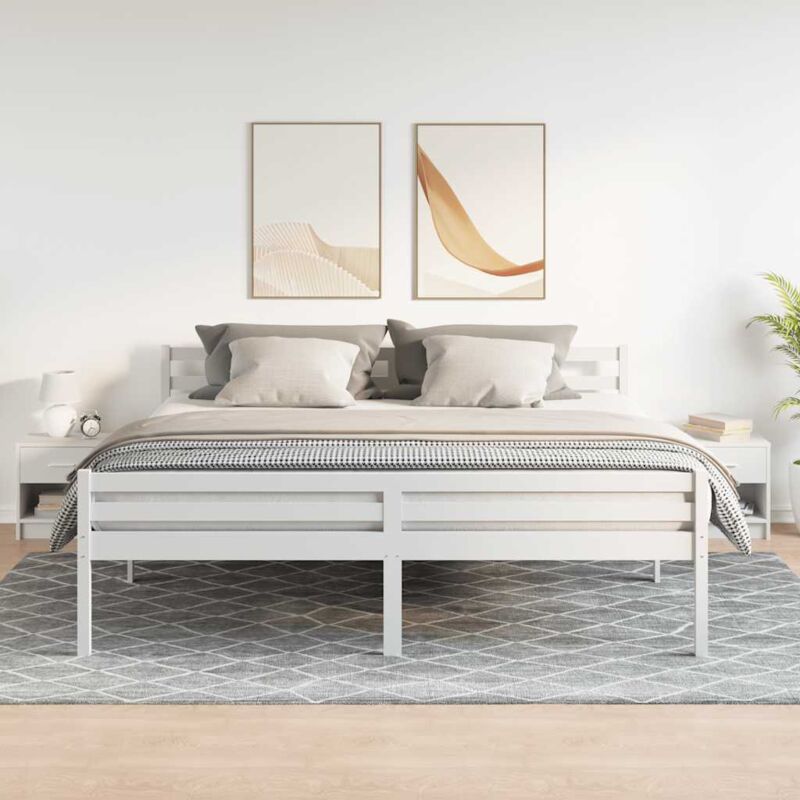 Bedside Cabinets 2 Pcs With Drawer White 39x28x41 Cm Vidaxl