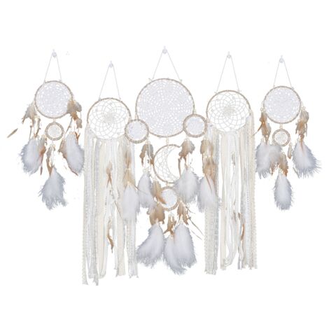 Bedside Dream Catcher Moon and Star Wall Decoration Hanging Decor
