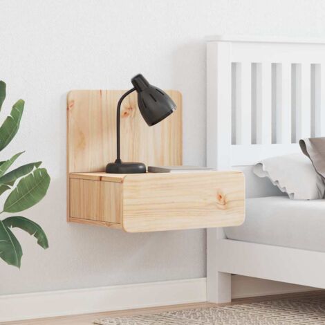 Bedside Table 2 pcs Brown 44 x 32.5 x 40 cm Solid pine wood vidaXL