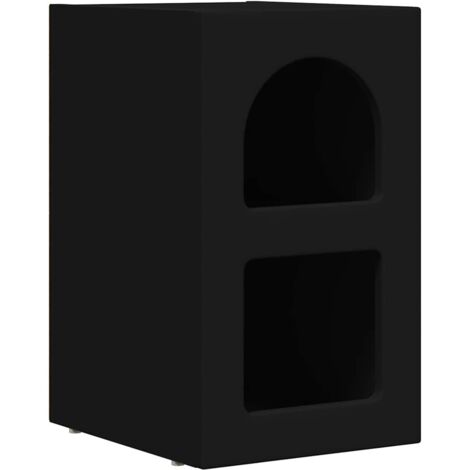 Bedside Table Black 29.5 x 33.5 x 50 cm Engineered Wood vidaXL