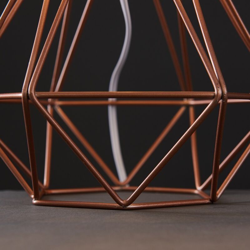 copper bedside table lamp