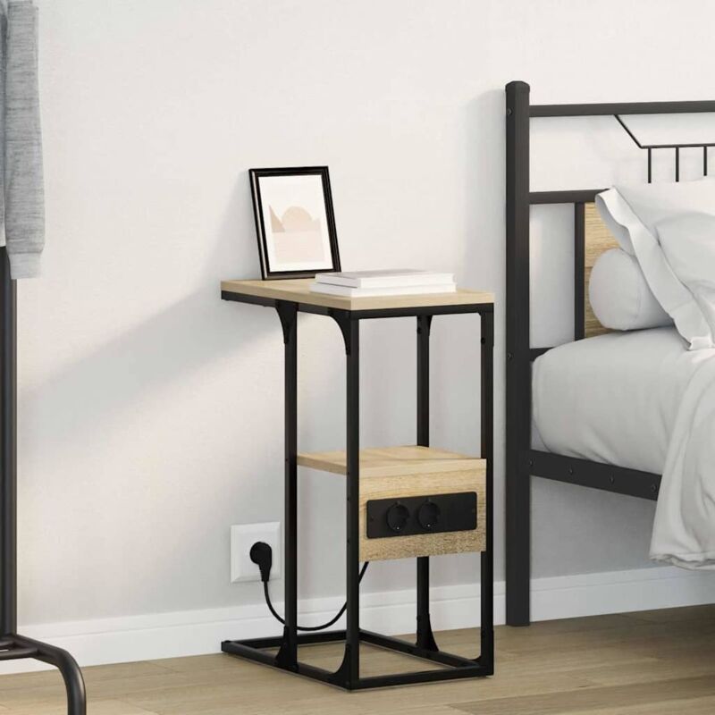 Vidaxl - Bedside Cabinet Sonoma Oak 41.5 X 26 X 60.5 Cm Engineered Wood
