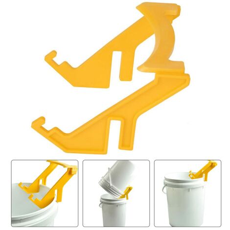 Bee miel seau à jauge verser support hiel extracteur équipement équipement cadre cadre support support plastique outil d'apiculture portable