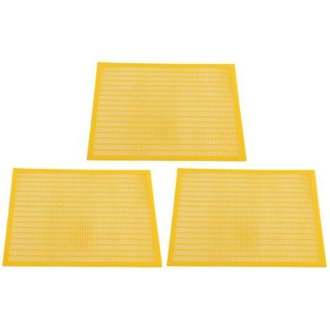 Bee Queen Protect Excluder Bee Queen Protect Excluder, Plastic King 3pcs, soigné et ordonné, Trouver la Reine des Abeilles Facilement, Placement Facile, Belle Grille, Largement