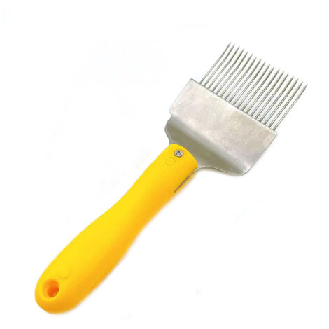 Bee Uncapping Fork 18 Needles Stainless Steel Honey Harvesting Tool for Farm Beekeeping Accessories